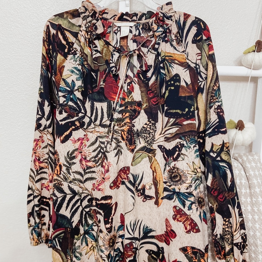 H&M Floral Midi Dress
